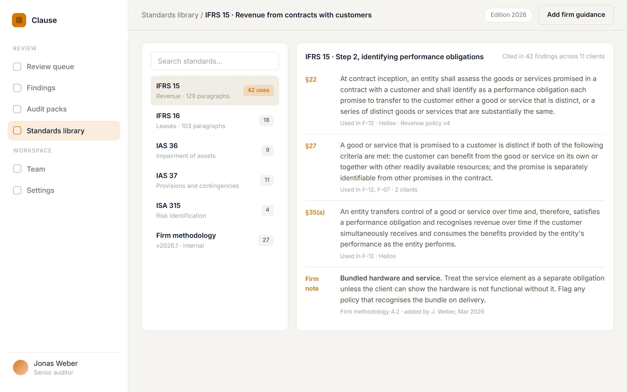 Compliance Review Agent: Standards library on a laptop